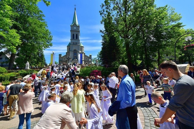 Najświętszy sakrament na Krupówkach