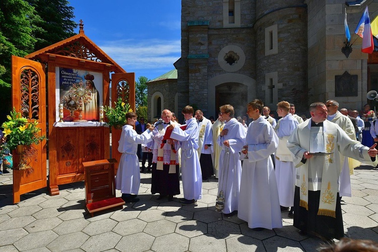 Najświętszy sakrament na Krupówkach