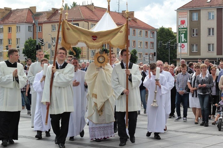 Procesja Bożego Ciała w Koszalinie