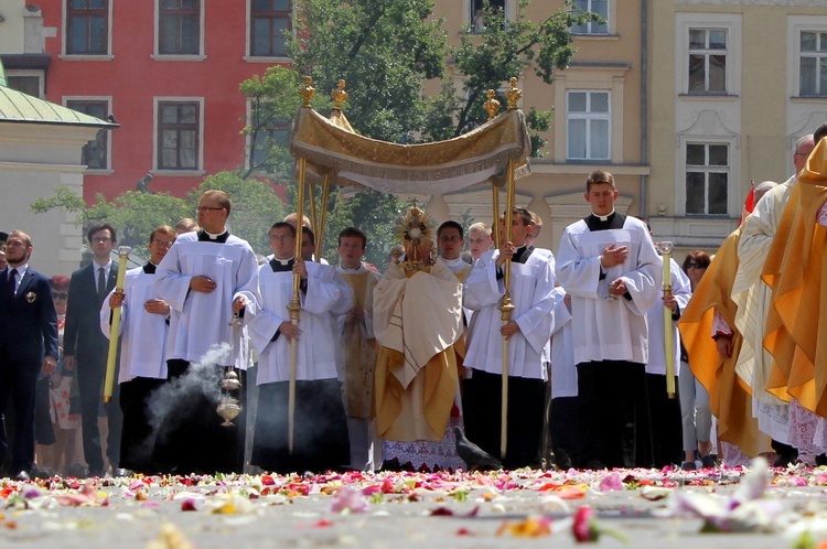 Boże Ciało na Rynku Głównym