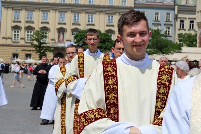 Boże Ciało na Rynku Głównym