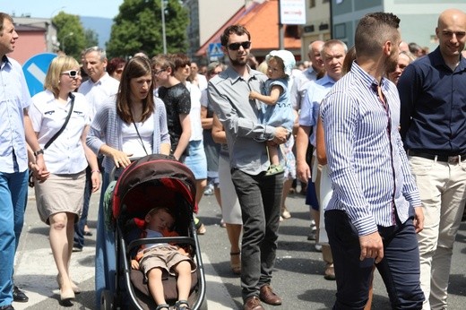 Procesja Bożego Ciała w Żywcu - 2017