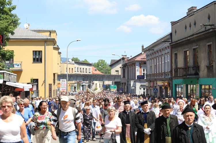 Procesja Bożego Ciała w Żywcu - 2017