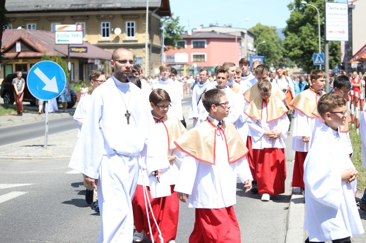 Procesja Bożego Ciała w Żywcu - 2017