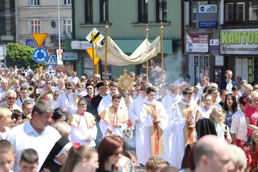 Procesja Bożego Ciała w Żywcu - 2017