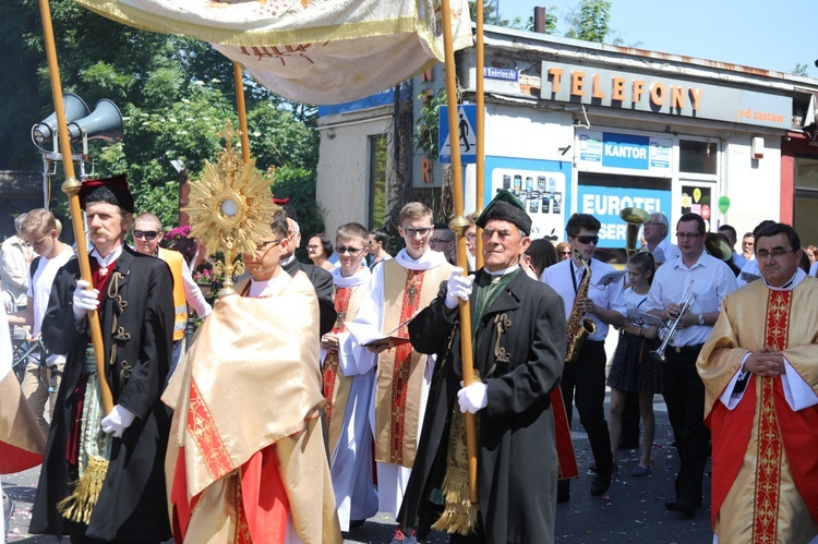 Procesja Bożego Ciała w Żywcu - 2017