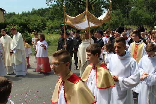 Procesja Bożego Ciała w Bielanach - 2017