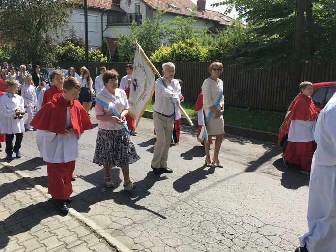 Procesja Bożego Ciała w Czechowicach-Dziedzicach na Lesisku - 2017