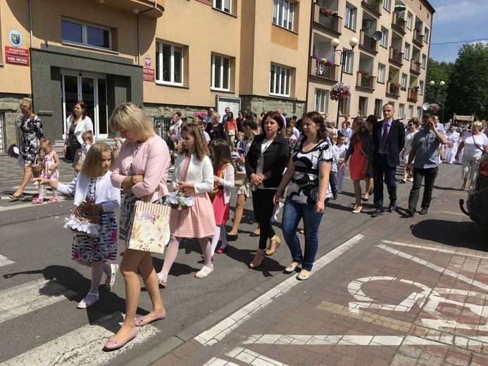 Procesja Bożego Ciała w Czechowicach-Dziedzicach na Lesisku - 2017