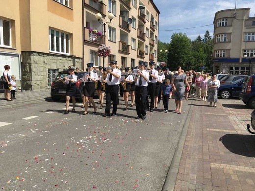 Procesja Bożego Ciała w Czechowicach-Dziedzicach na Lesisku - 2017
