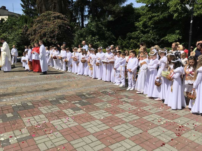 Procesja Bożego Ciała w Czechowicach-Dziedzicach na Lesisku - 2017