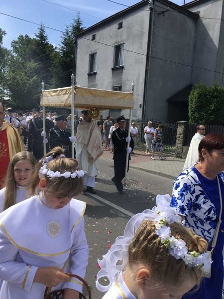 Procesja Bożego Ciała w Czechowicach-Dziedzicach na Lesisku - 2017