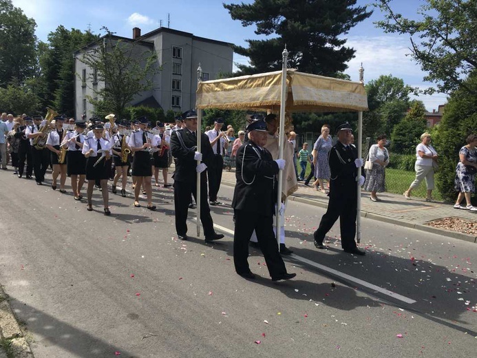 Procesja Bożego Ciała w Czechowicach-Dziedzicach na Lesisku - 2017