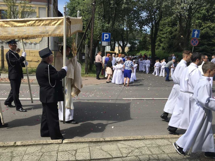 Procesja Bożego Ciała w Czechowicach-Dziedzicach na Lesisku - 2017