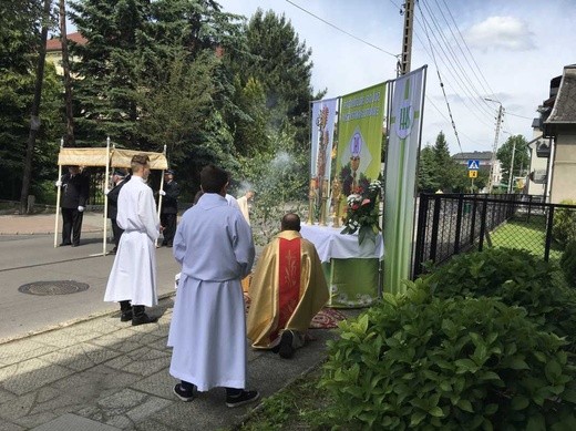 Procesja Bożego Ciała w Czechowicach-Dziedzicach na Lesisku - 2017