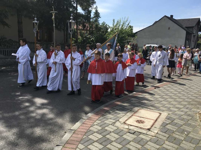 Procesja Bożego Ciała w Czechowicach-Dziedzicach na Lesisku - 2017