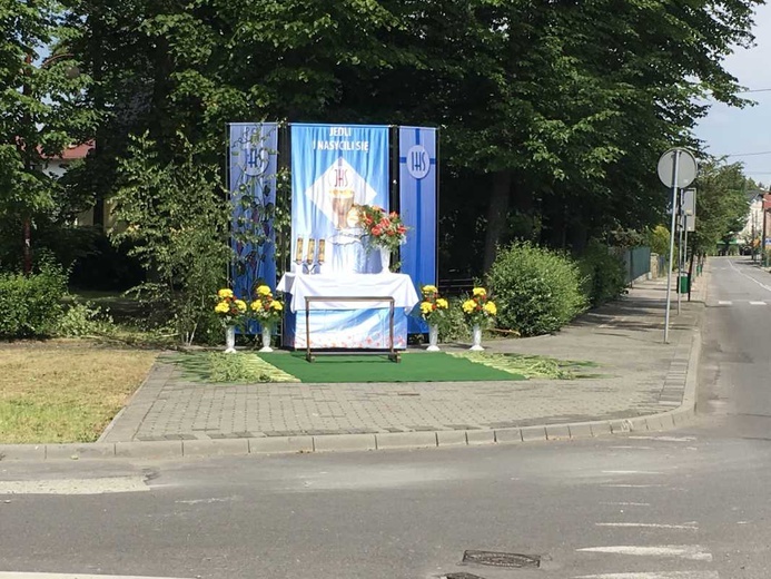 Procesja Bożego Ciała w Czechowicach-Dziedzicach na Lesisku - 2017