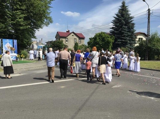 Procesja Bożego Ciała w Czechowicach-Dziedzicach na Lesisku - 2017