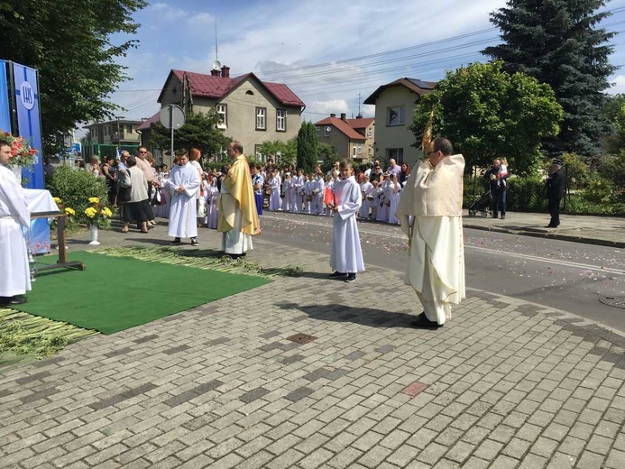 Procesja Bożego Ciała w Czechowicach-Dziedzicach na Lesisku - 2017