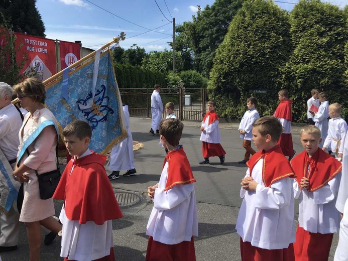 Procesja Bożego Ciała w Czechowicach-Dziedzicach na Lesisku - 2017