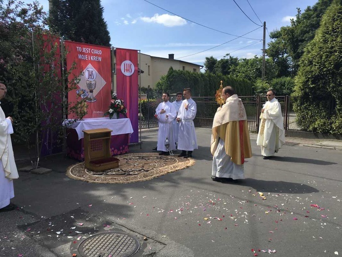 Procesja Bożego Ciała w Czechowicach-Dziedzicach na Lesisku - 2017