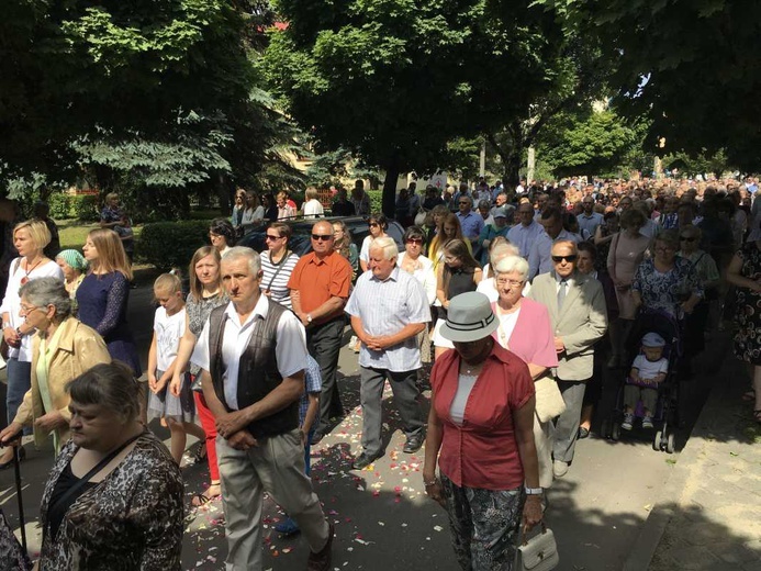 Procesja Bożego Ciała w Czechowicach-Dziedzicach na Lesisku - 2017