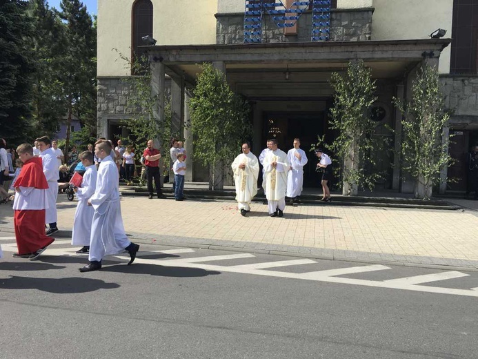 Procesja Bożego Ciała w Czechowicach-Dziedzicach na Lesisku - 2017