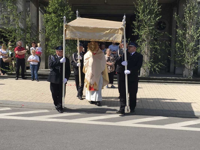 Procesja Bożego Ciała w Czechowicach-Dziedzicach na Lesisku - 2017