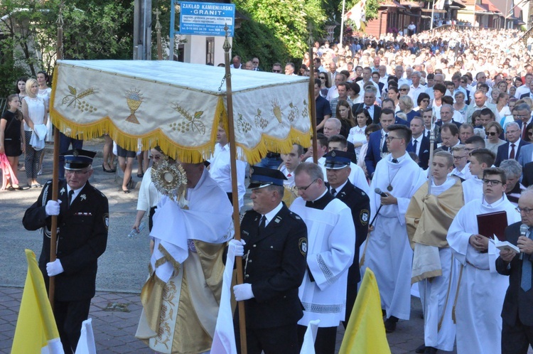 Zakliczyn - procesja Bożego Ciała