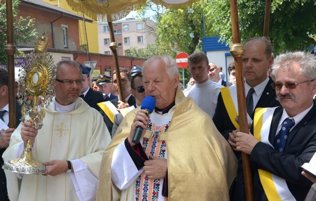 Procesja Bożego Ciała w Opocznie