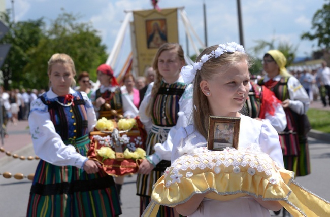 Procesja Bożego Ciała w Opocznie