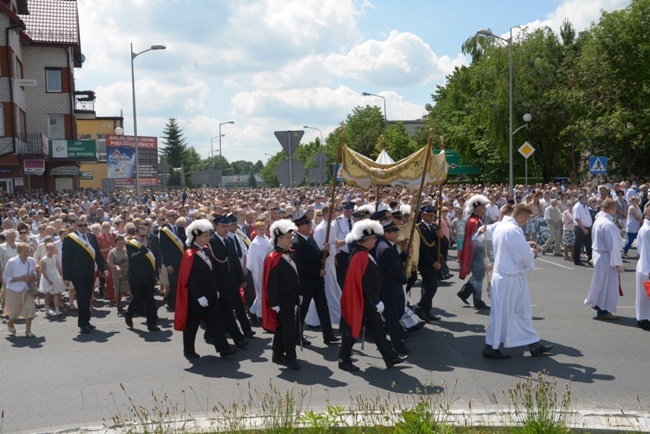 Procesja Bożego Ciała w Opocznie