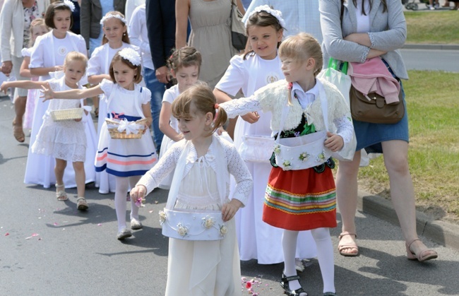 Procesja Bożego Ciała w Opocznie