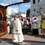 Powitanie MB Częstochowskiej w kościele rektorskim oo. pijarów w Łowiczu