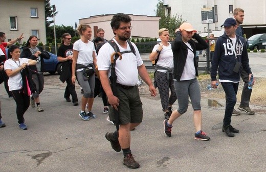 Z Jawiszowic-os. Brzeszcze na Jasną Górę w 36h