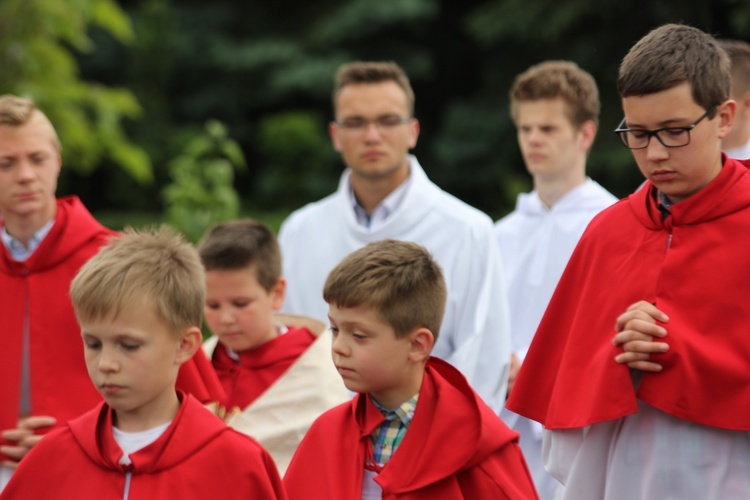 Powitanie ikony MB Częstochowskiej w Bełchowie