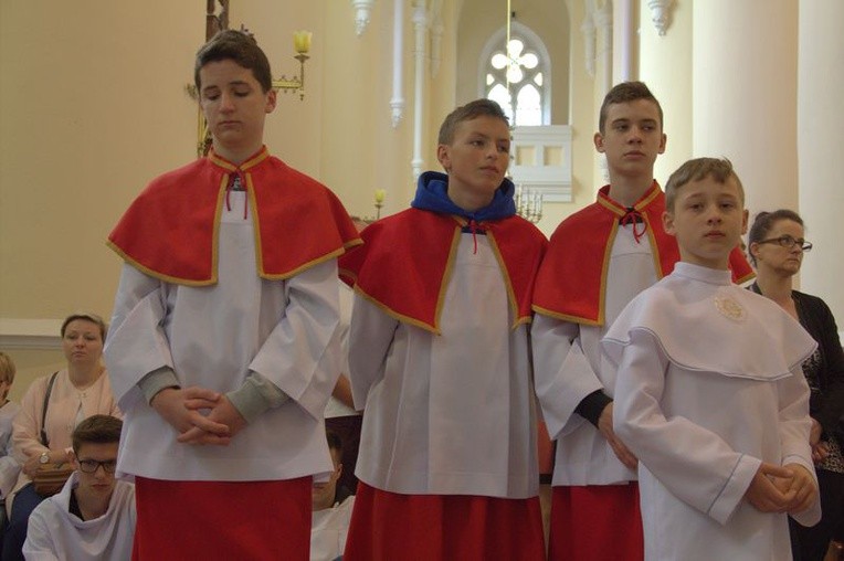 Pielgrzymka ministrantów i lektorów do Wąwolnicy