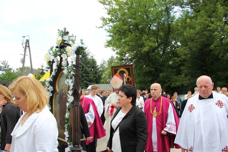 Powitanie ikony MB Częstochowskiej w Nieborowie