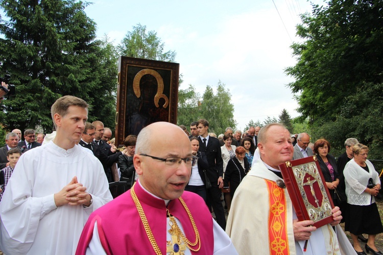 Powitanie ikony MB Częstochowskiej w Nieborowie