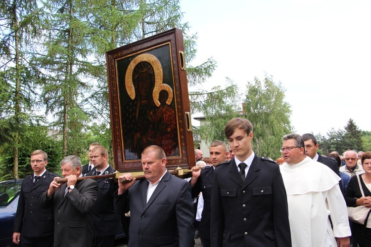 Powitanie ikony MB Częstochowskiej w Nieborowie