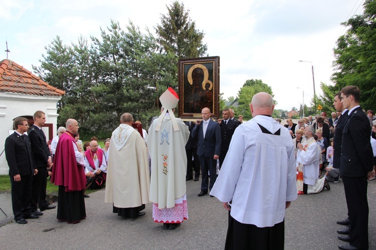 Powitanie ikony MB Częstochowskiej w Nieborowie