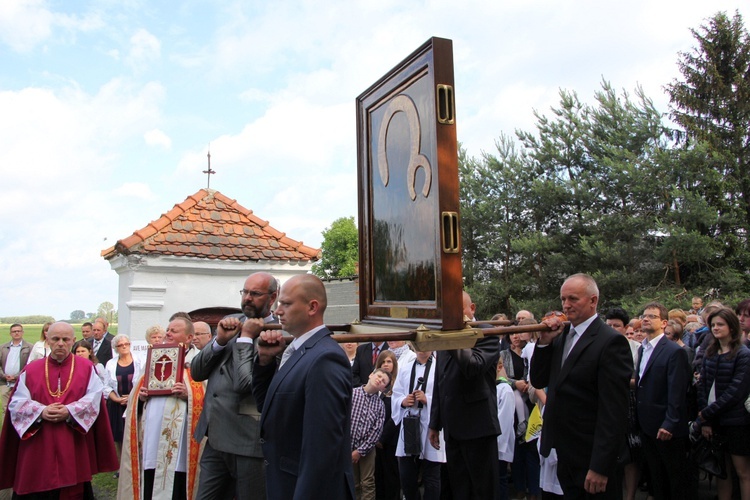 Powitanie ikony MB Częstochowskiej w Nieborowie