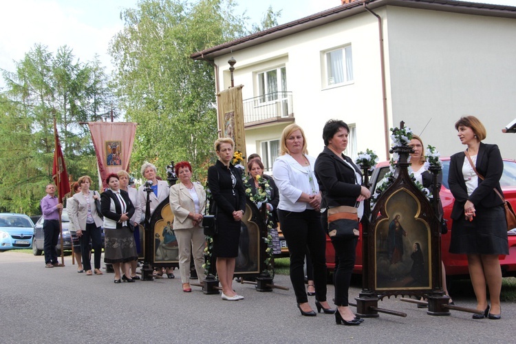 Powitanie ikony MB Częstochowskiej w Nieborowie