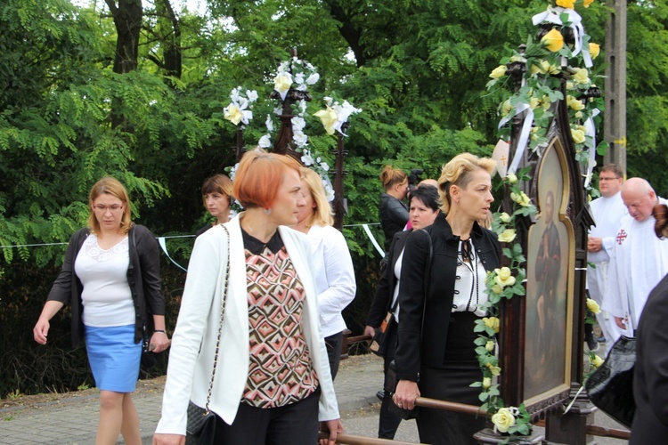 Powitanie ikony MB Częstochowskiej w Nieborowie