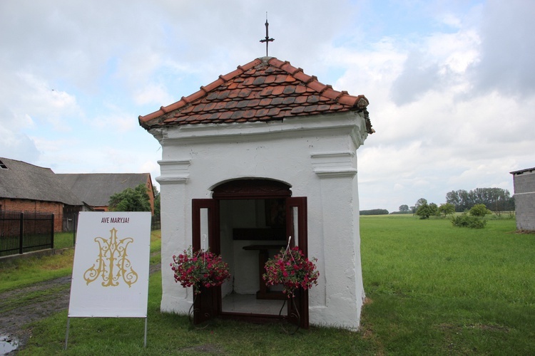 Powitanie ikony MB Częstochowskiej w Nieborowie