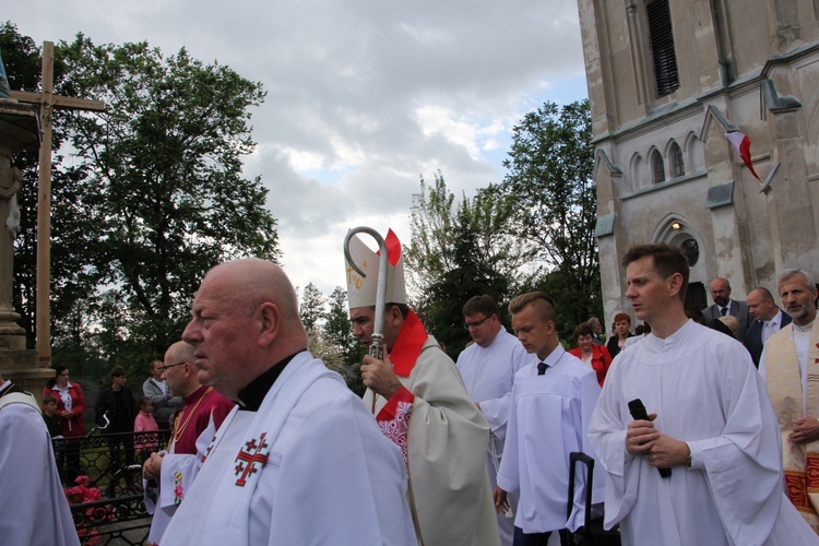 Powitanie ikony MB Częstochowskiej w Nieborowie