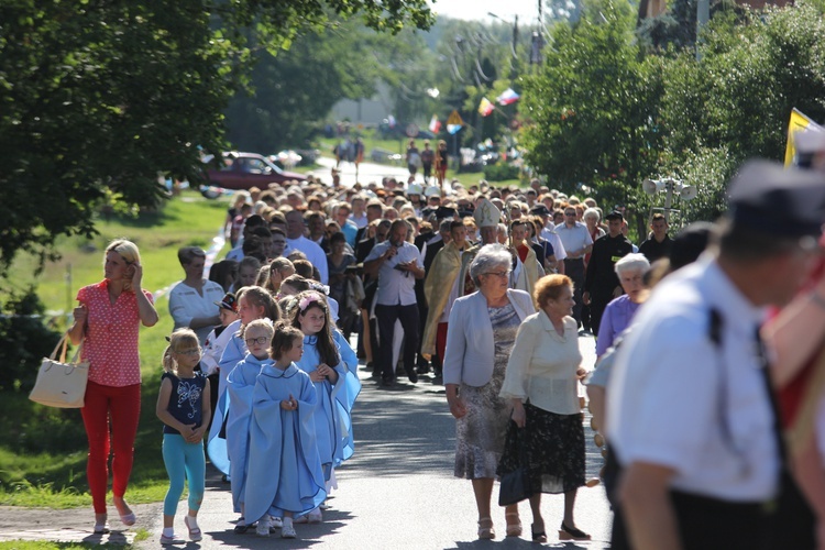 Powitanie ikony MB Częstochowskiej w Bednarach