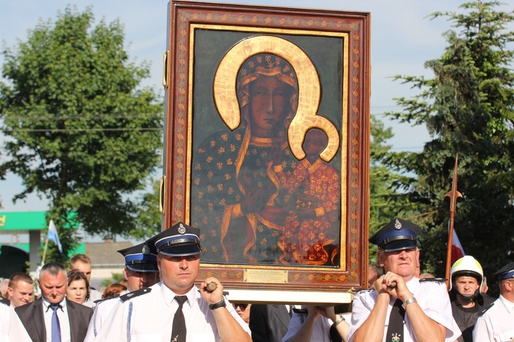 Powitanie ikony MB Częstochowskiej w Bednarach