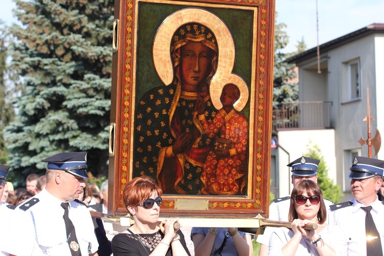 Powitanie ikony MB Częstochowskiej w Bednarach