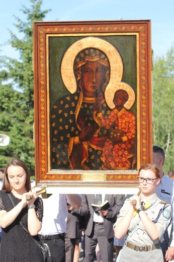 Powitanie ikony MB Częstochowskiej w Bednarach